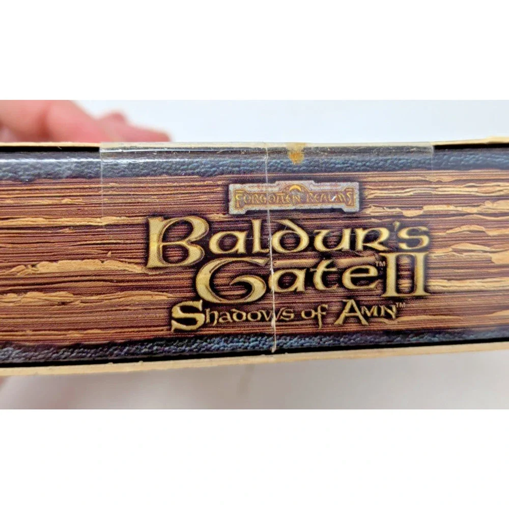 Baldur's Gate II: Shadows of Amn Factory Sealed 2000 Windows PC Box